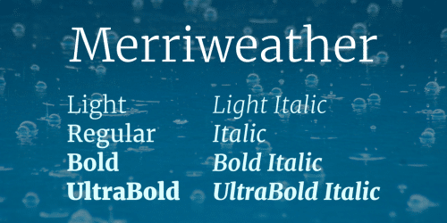 Merriweather Font