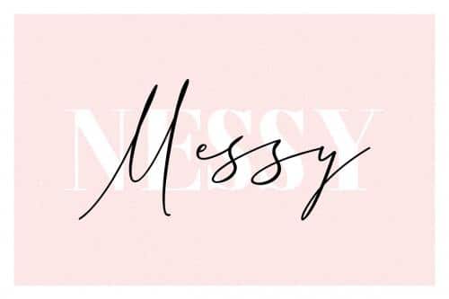 Messy Nessy Signature Font