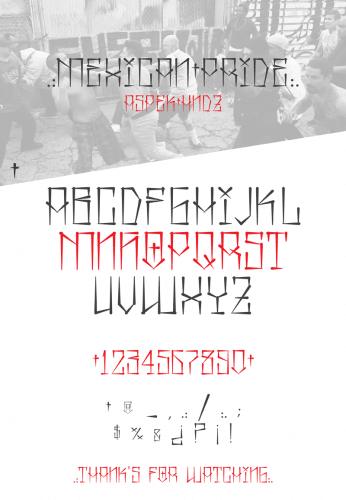 Mexican Pride Font