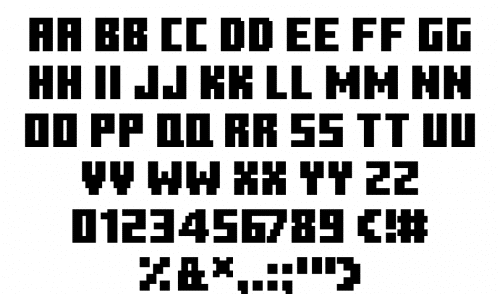Minecraft Free Font Download