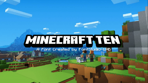 Minecraft Free Font Download