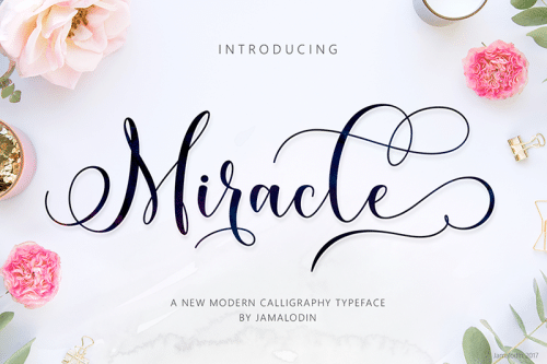 Miracle Script Font
