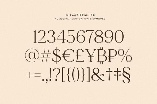 Mirage Serif Font