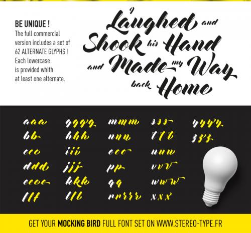 Mocking Bird Font
