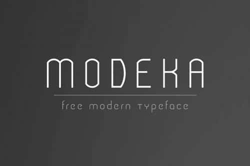 Modeka Font