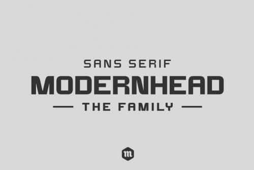 Modernhead Sans Serif Font