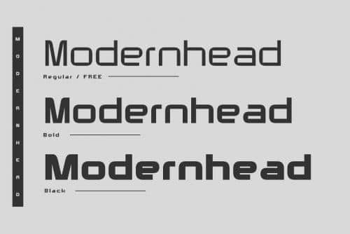 Modernhead Sans Serif Font