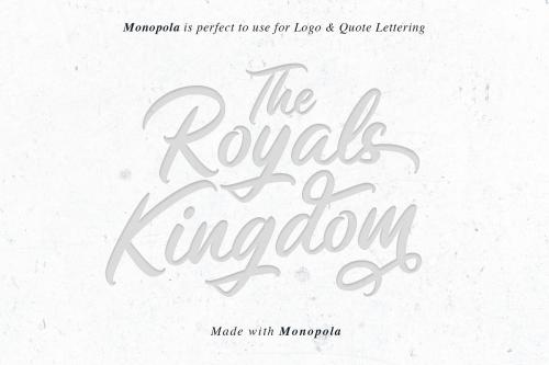 Monopola Script Font