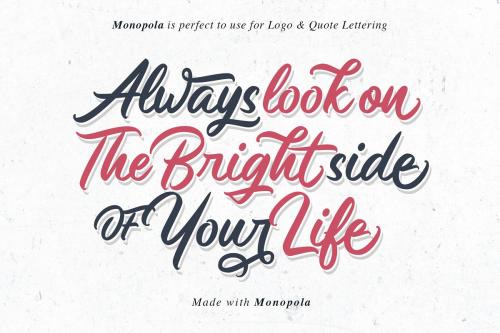 Monopola Script Font