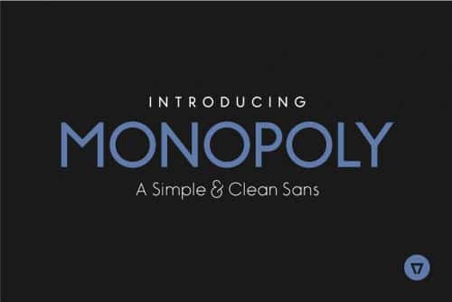 Monopoly Sans Font