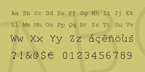 Monospace Font Family