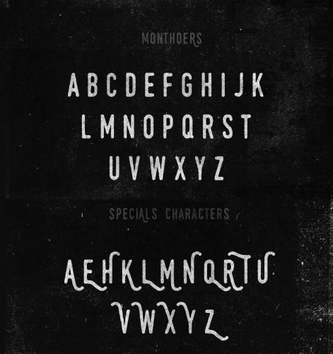 Monthoers Font