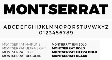 Montserrat Font Family