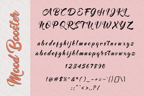 Mood Booster Script Font
