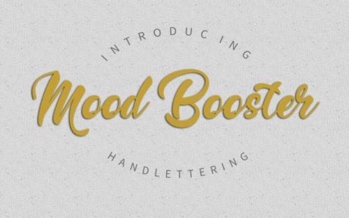 Mood Booster Script Font