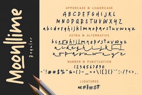 Moonllime Script Font