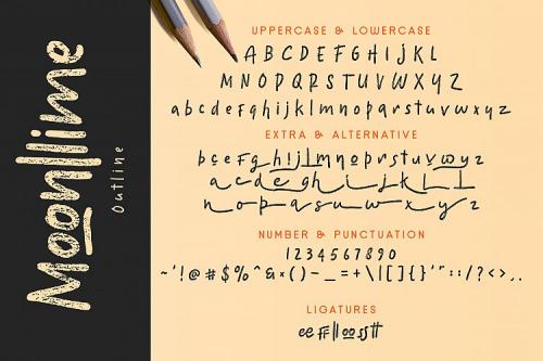 Moonllime Script Font