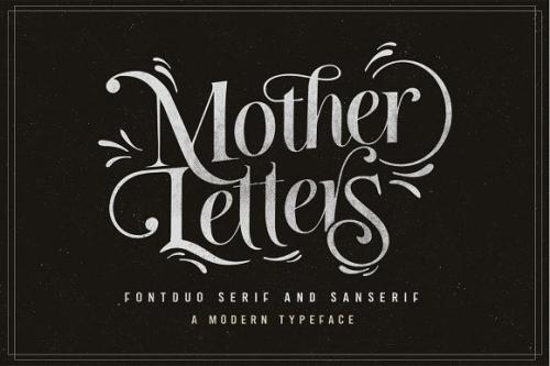 Mother Letters Font Duo