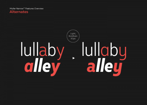 Muller Narrow Font Family