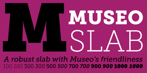 Museo Slab Font