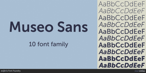 MuseoSans Download Free Font