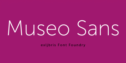 MuseoSans Download Free Font