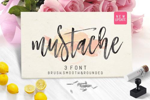 Mustache Script Font
