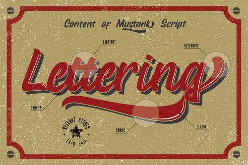 Mustank Casual Script Font