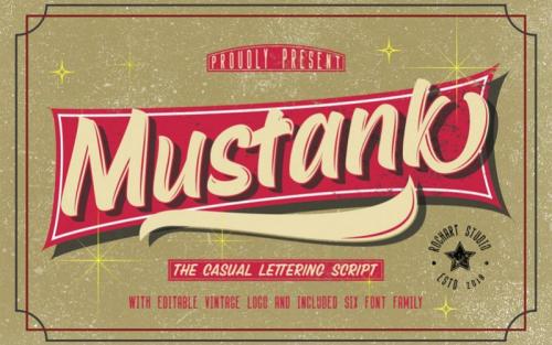 Mustank Casual Script Font