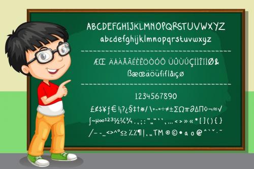 My Kids Handwritten Font