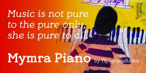 Mymra Piano Font