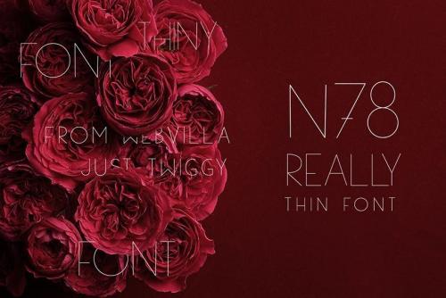 N Thin Font