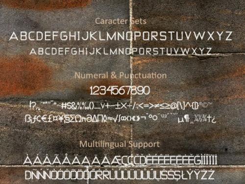 NARROW STREETS Display Font