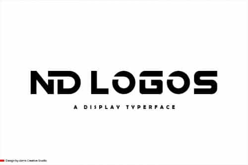 ND Logos Display Font