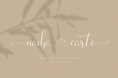 Naibacarte Script Font