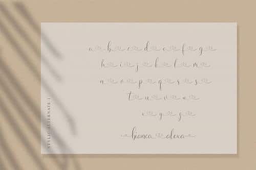 Naibacarte Script Font