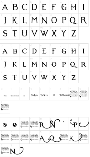 Narnia BLL Font
