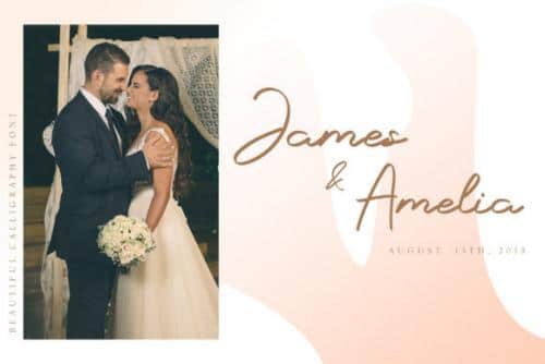 Natasha Amelia Script Font