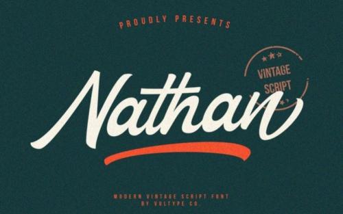 Nathan Script Font