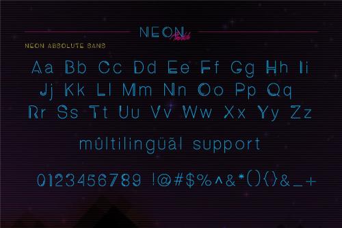 Neon Absolute Font Duo