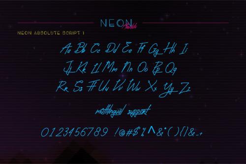 Neon Absolute Font Duo