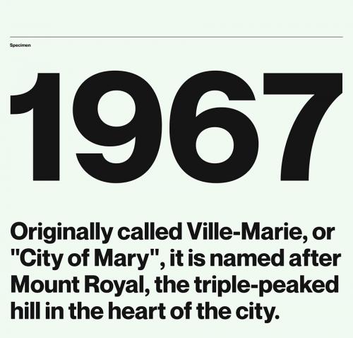 Neue Montreal Font