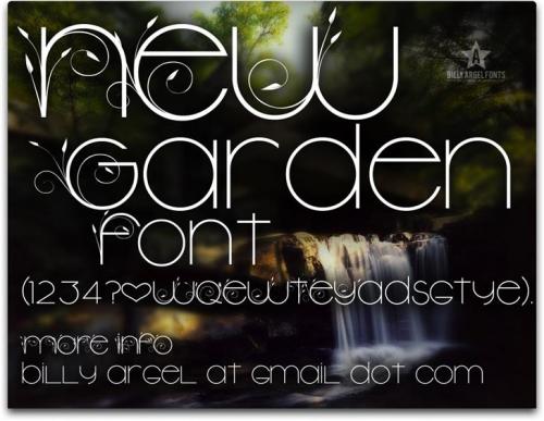 New Garden Font