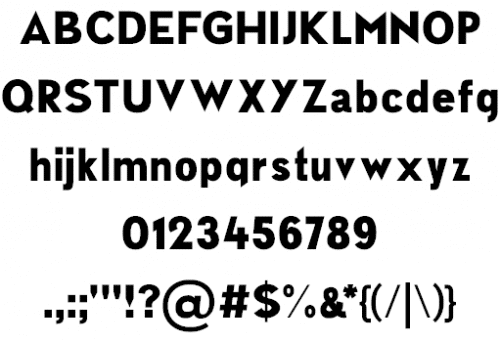 News Flash Font