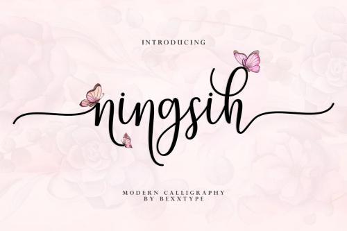 Ningsih Script Font