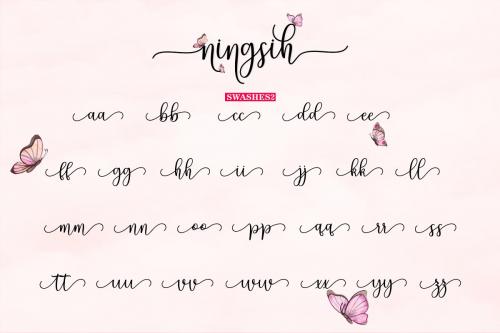 Ningsih Script Font