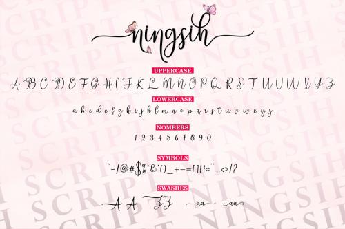 Ningsih Script Font