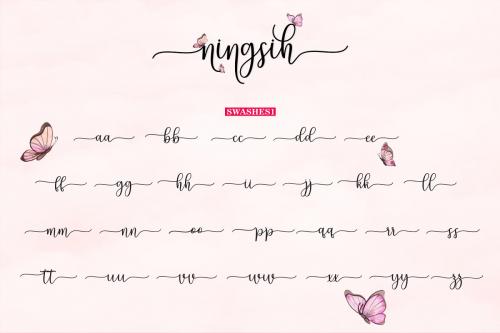 Ningsih Script Font
