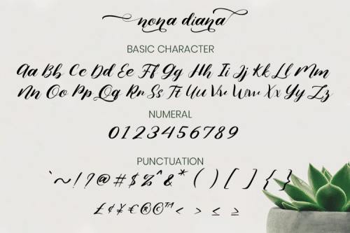 Nona Diana Script Font