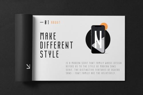 Nordin Condensed Sans Font